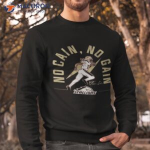 birmingham stallions deon cain no cain no gain shirt sweatshirt