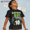Birthday Boy 10 Video Game Controller Gamer 10th Shirt