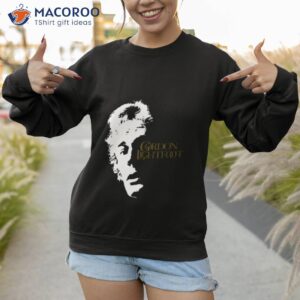 black and white gordon lightfoot silhouette shirt sweatshirt 1