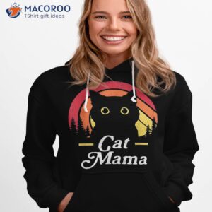 black cat mom mama retro wildlife happy mother s day 2023 shirt hoodie 1