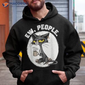 Black Cat Tees Funny Wo Ew People Meowy Lovers Shirt