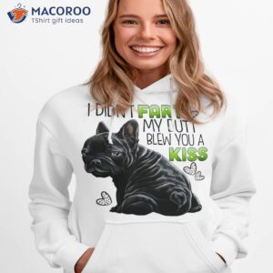 black french bulldog t shirt hoodie 1