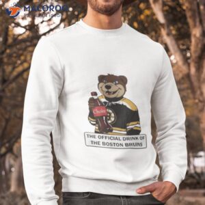 blades the bruin the official drink of the boston bruins shirt sweatshirt