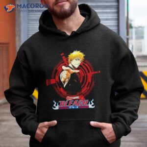 Bleach Red Illustration Ichigo Kurosaki Shirt