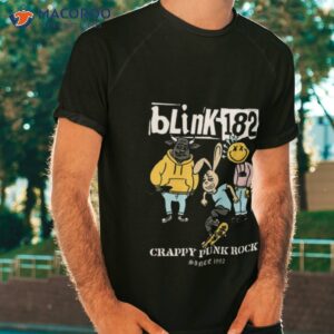 blink 182 crappy punk rock since 1992 shirt tshirt