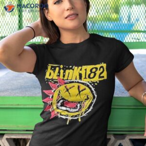 blink 182 tour punk smiley shirt tshirt 1