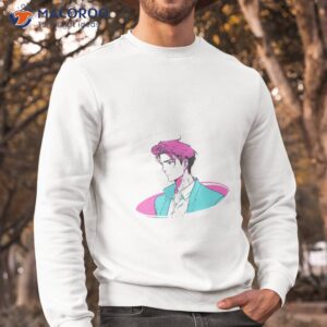 blue and purple chill anime boy shirt sweatshirt 1