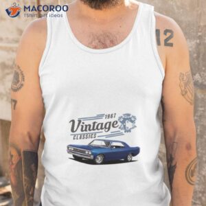 blue chevelle car 1967 vintage classic shirt tank top