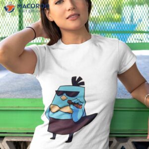 blue chicken anime smoking design shirt tshirt 1