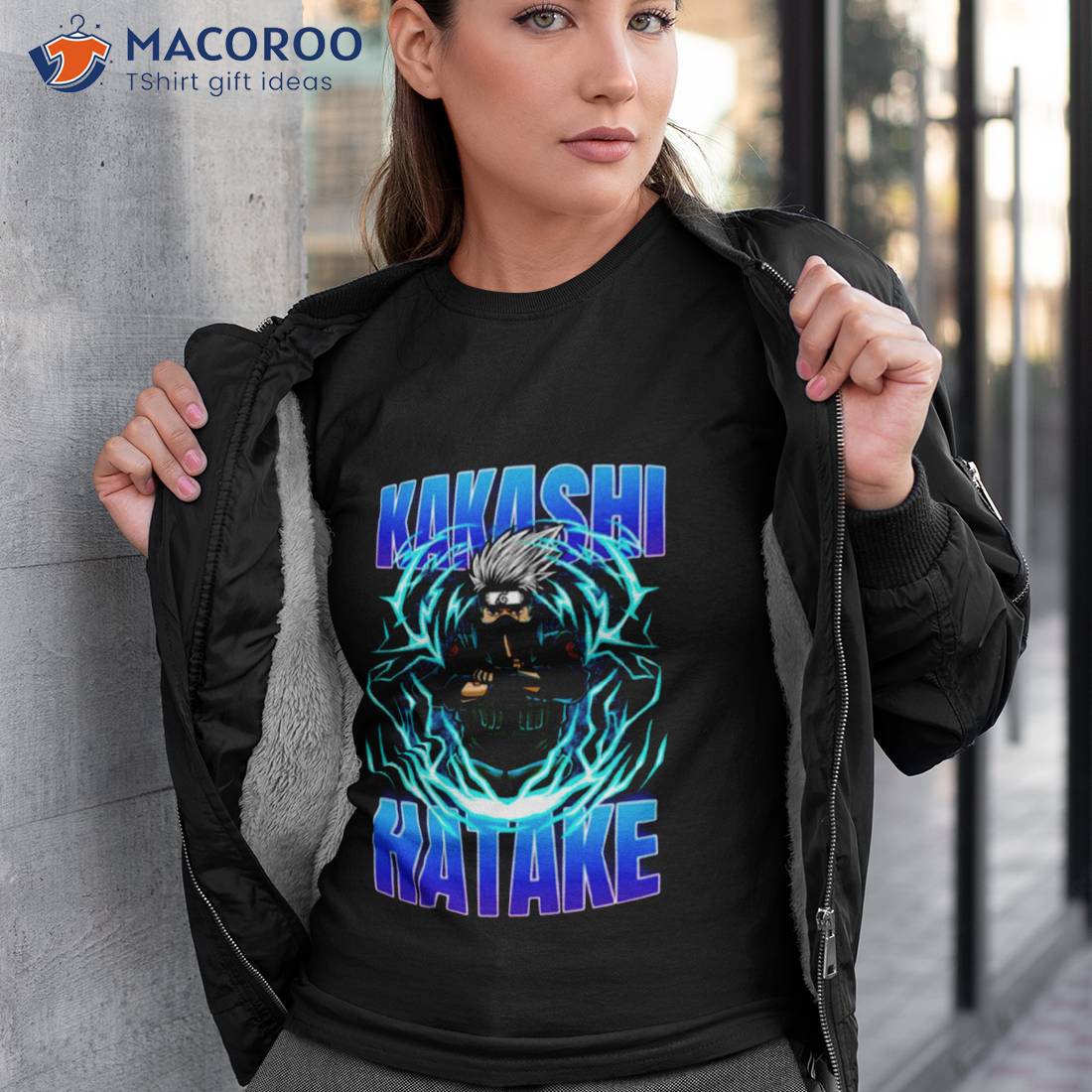 Blue Lightning Neon Naruto Shippuden Kakashi Hatake Shirt Blue Lightning Neon Naruto Shippuden Kakashi Hatake Shirt