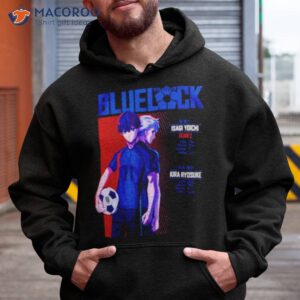 blue lock isagi and kira portrait shirt hoodie