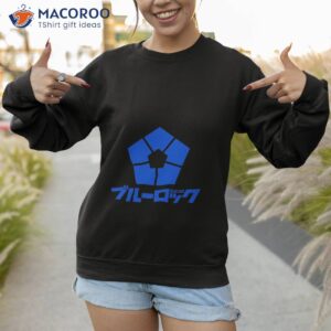 blue lock logo soccer sports anime shirt sweatshirt