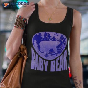 blue woodland baby bear camping cub shirt tank top 4