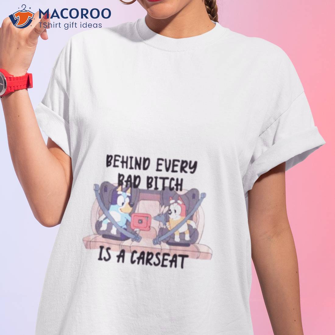 Bluey Behind Every Bad Bitch Is A Carseashirt Bluey Behind Every Bad Bitch Is A Carseashirt