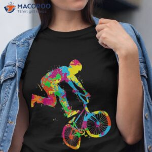 Bmx Rider Bike Bicycle Stunt Racing Kids Boys Shirt