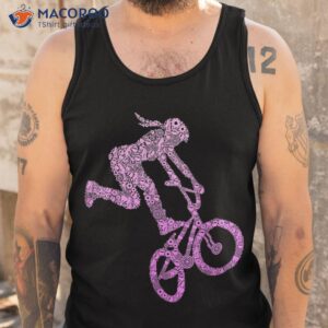 bmx rider girl bike bicycle stunt racing kids girls shirt tank top