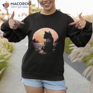 bombay cat summer black hawaiian outfit chantilly cats shirt sweatshirt