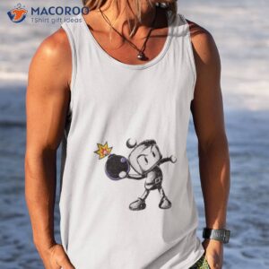 bombing comic art bomberman shirt tank top