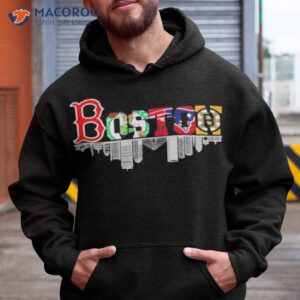 boston all team sports city skyline shirt hoodie