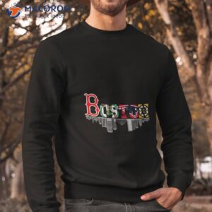 boston all team sports city skyline shirt sweatshirt