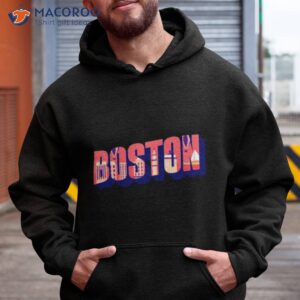 boston city sky retro logo shirt hoodie