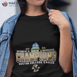 boston college eagles 2023 acc womens lacrosse tournament champions shirt tshirt