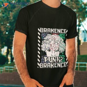 brakence retro multiple texts colors white tone punk2 shirt tshirt