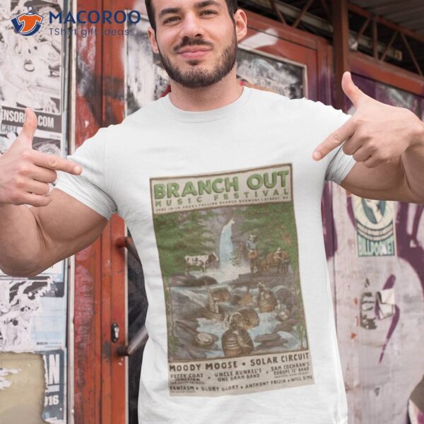 Branch Out Music Festival 2023 Poster Shirt