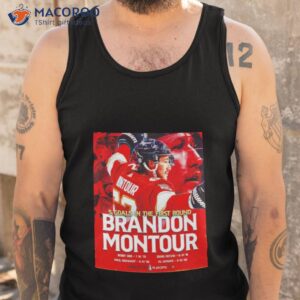 brandon montour 5 goals in the first round shirt tank top