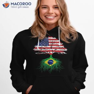 Brazil Brasil Roots American Grown Shirt For Kids