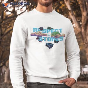 brian f respect the stones shirt sweatshirt