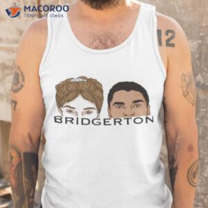 bridgerton s1 minimalistic faces shirt tank top