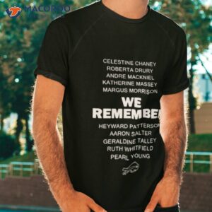 buffalo bills we remember shirt tshirt