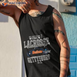 bullets gettysburg college 2023 ncaa division iii womens lacrosse championship shirt tank top 1