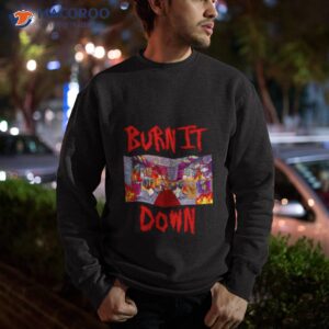 burn it down south park goth kids shirt sweatshirt