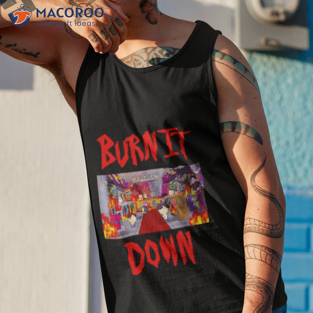 Burn It Down South Park Goth Kids Shirt