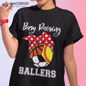 Baseball Mom, Softball Mom Shirt, Busy Raising BALLERS, Mom of