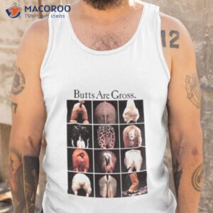butts are gross anti smoking vintage shirt tank top