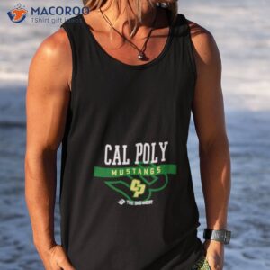 cal poly mustangs shirt tank top