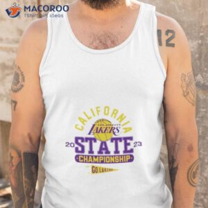 california los angeles lakers state championship go lakers 2023 shirt tank top