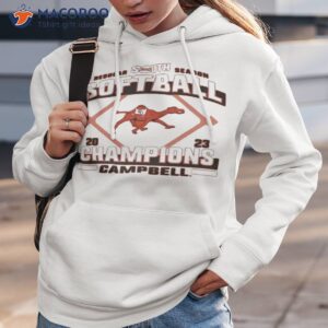 campbell fighting camels 2023 big south softball regular season champions shirt hoodie 3