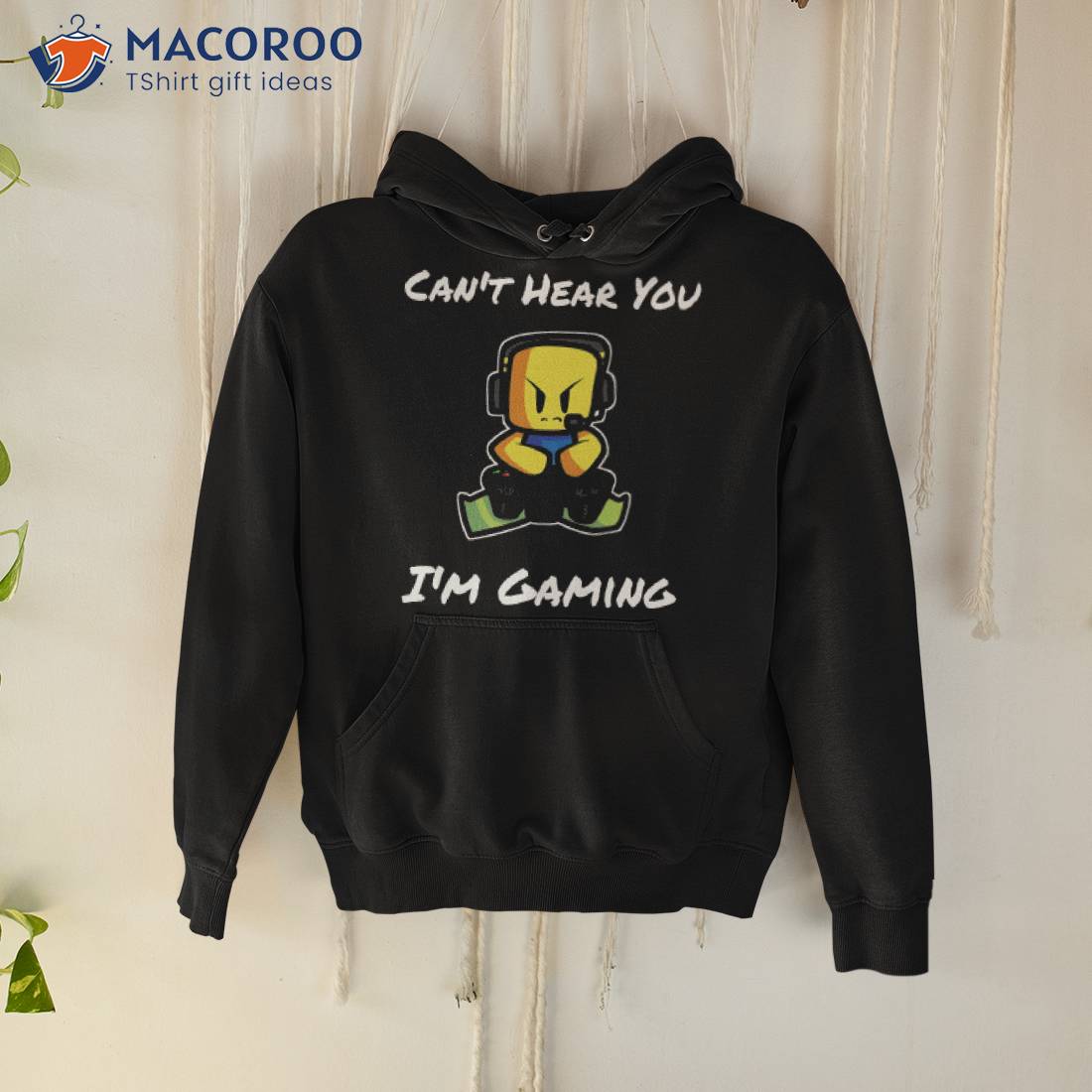 Can't Hear You I'm Gaming Roblox Noob Shirt