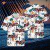 Canada Surrey Fire Hall 11 Colorful Coconut Ladder Truck Hawaiian Shirt