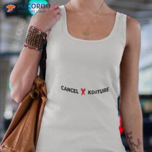 cancel kouture logo shirt tank top 4