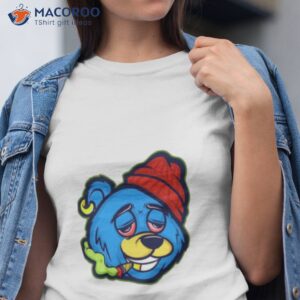 cannabis stoned bear character shirt tshirt