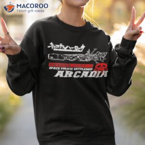 capitaine harlock space battleship arcadia shirt sweatshirt 2