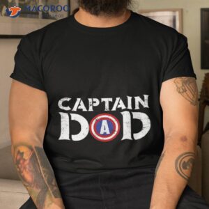 captain dad fathers shirt american flag unisex t shirt tshirt