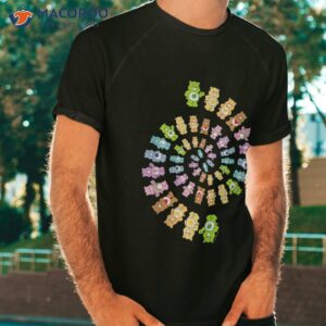 care bears rainbow group spiral shirt tshirt