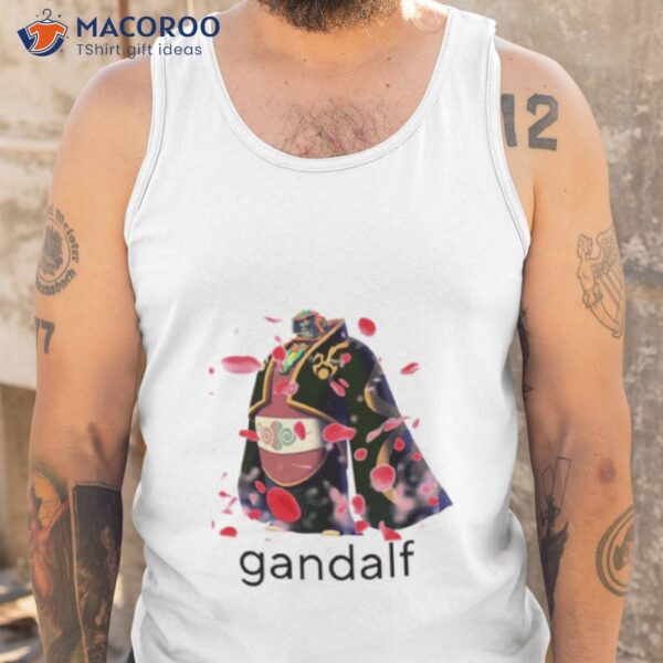 Cartoon Gandalf Funny Shirt