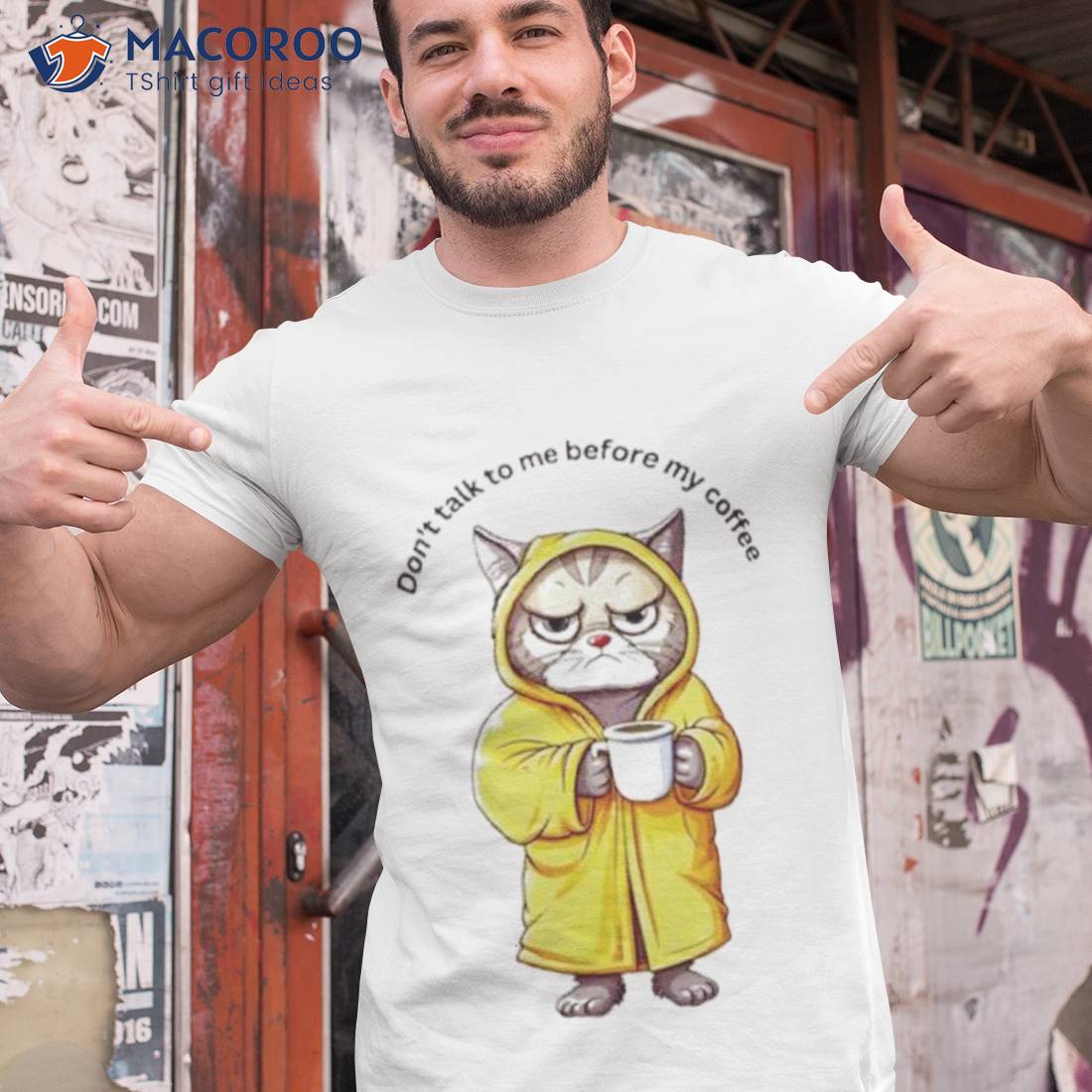 Cat Don’t Talk To Me Before My Coffee Shirt Cat Don’t Talk To Me Before My Coffee Shirt